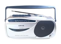 Craig Electronics CD6911 Portable AM/FM Radio Cassette Player with Recorder
