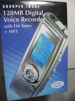 Sharper Image 128mb Digital Voice Recorder with Fm Tuner (Ds701)