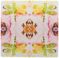 3dRose LLC 8 x 8 x 0.25 Inches Mouse Pad, Pink Yellow Green Orange Dragonflies (mp_34809_1)