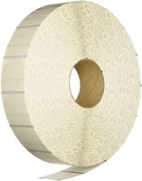 Compulabel Wafer Tab Seals, 2" Circle, Translucent, 7500 Per Roll, Permanent Adhesive (910405)