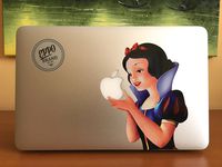 Snow White Apple Macbook 11" 12" 13" Eppo Brand Vinyl Decal Sticker with Anti-scratch Coating