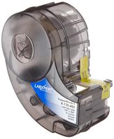 Brady X-130-492 Idxpert and Labxpert 0.825" Width x 0.375" Height, B-492 Polyester, Semi-Gloss FinishBlack on WhiteLabel (275 per Cartridge)