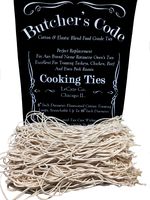 Rotisserie Elastic and Cotton Blend - Stretchy Twine - Food Grade - Heat Safe - Cooking Ties - Poultry Loops - 50 Pack