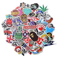 Xpassion Stickers [100 PCS] Waterproof Vinyl Stickers, Motorcycle Bicycle Luggage Laptop Decal Graffiti Patches Skateboard Bumper Stickers, No Duplicate Sticker Pack, Not Fade in The Sun