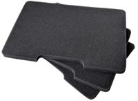 Replacement Pick & Pluck Foam Insert Closed Cell Cubed Blocks High-Density Thick Padding Sheet for Pistol Rifle Handgun Airsoft Shotgun AR15 Accessories Storage Box Hard Gun Case