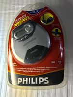 Philips AX5112 Ultracompact Portable CD Player with 45 Second ESP (Silver & Charcoal)