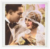 3dRose Bride and Groom of a Past Era - Greeting Cards, 6 x 6 inches, set of 12 (gc_48549_2)