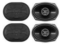 (4) Hifonics ZS693 6x9" 1600 Watt Car Audio Coaxial Speakers