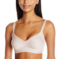 Warner's Women's Easy Does It No Bulge Wire-Free Bra Bra, Rosewater, XS