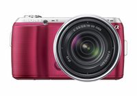 Sony Alpha NEX-C3 16 MP Compact Interchangeable Lens Digital Camera Kit with 18-55mm Zoom Lens (Pink)