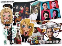 Big Bang Theory Stickers Pack Cool, 50 pcs Laptop Stickers Vinyl Waterproof Sticker Office Water Bottles Skateboard Motorcycle Bicycle Luggage Decal Graffiti Patches for Teen Kid Child Student