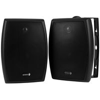 Dayton Audio IO655B 6-1/2" 2-Way Indoor/Outdoor Speaker Pair Black