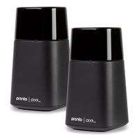 Pronto and Peel App, Smart Universal Remote Control, Compatible with iOS and select Android devices, 2 pack