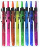 Sharpie Accent Retractable lKJPk Highlighters, Chisel Tip, Assorted Colors, 8 Count (2 Pack)