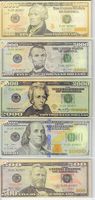 X10 EA. $10,00 5,000 2,000 1,000 500 BILLS PROP MONEY/FAKE/PLAY. NOT LEGAL TENDER size 2.25 x 5.25 inch.