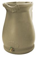 Good Ideas Rwurn-KHA Rain Wizard Rain Barrel Urn 65 Gallon, Khaki