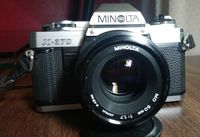 Minolta X-370 Film Camera With A Standard 50mm f/1.7 Lens