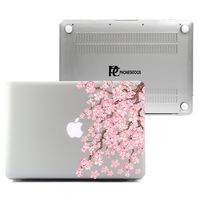 Macbook Air 13 Inch Case- Laptop Clear Protective Hard Plastic Cover Compatible for Apple- Fits on Model A1466 & A1369 2015 (Blossom)
