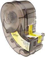 Brady X-103-498 IDXPERT 1.25" Height, 1" Width, B-498 Repositionable Vinyl Cloth, Black On White Color Label (200 Per Cartridge)
