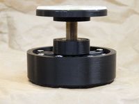 Turntable suspended isolation Leveling feet Stick On Black