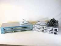 Cisco Systems CCENT CCNA CCNP CCSP CCIE Lab Kit Bundle - 2x WS-C2950T-24 Switches 2x 1841(15.1 IOS Image=c1841-adventerprisek9-mz.151-4.M1.bin) ISR Routers - Rack mounts, console cable and power cords are included.