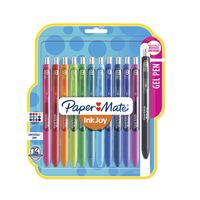 Paper Mate InkJoy Gel Pens, Medium Point, Assorted Colors, 12 Count