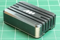 Mechatronics Art Raspberry Pi 3 Aluminum Cooling Case - Gunmetal Grey Metal Case