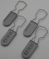 High Security Tamper Evident Wire Padlock Seals Grey Pack of 25