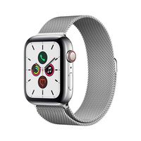 Apple Watch Series 5 (GPS + Cellular, 44mm) -   Stainless Steel Case with  Milanese Loop