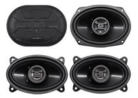 2 Hifonics ZS693 6x9 800 Watt Car Audio Coaxial Speakers+2 4x6 400w Speakers