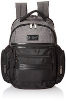 ORIGINAL PENGUIN Classics Backpack Fits Most 15-inch Laptop and Notebook, Black/Grey Crosshatch, One Size
