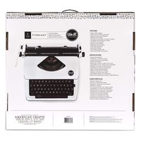 Typecast Retro Typewriter by We R Memory Keepers | White