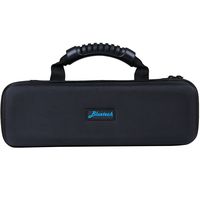 BlueTECH B3-ECHOCASEBLK Hard Travel Case for Amazon Echo, with Durable Carrying Handle - Weather Resistant and Shockproof, Fits Speaker and Charger Adapter, Black