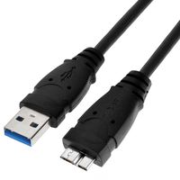 Mediabridge USB 3.0 - Micro-USB to USB Cable (8 Feet) - SuperSpeed A Male to Micro B