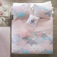 Urban Habitat Kids Cloud Coverlet Set, Twin/Twin XL, Pink