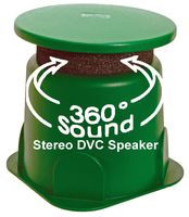TIC GS4 8" Outdoor Weather-Resistant Omnidirectional Dual Voice Coil (DVC) In-Ground Speaker (Single)