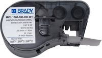 Brady MC1-1000-595-RD-WT Labels for BMP53/BMP51 Printers