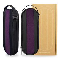 Side by Side Travel Tech Bag Organizer - Cables & EDC Gear Pouch - Electronics & Cord Case. Power Packer