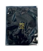 Bertech BG-0912 General Purpose ESD Bags, Open Top, 9" Wide x 12" Length x 0.0031" Height, Static Dissipative Polyethylene, Gray (Pack of100)