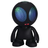 Superasonic Bluetooth Alien Portable Speaker, Black