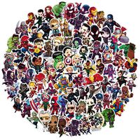Superhero Stickers for Avengers 100 Pcs Stickers with Party Favors for Teens Kids Graffiti Vinyl Waterproof Cartoon Decals for Hydro Flasks Water Bottles Skateboard Car Luggage Bike Bumper