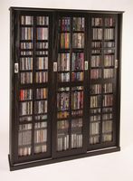 Leslie Dame Multimedia Wall Cabinet Espresso