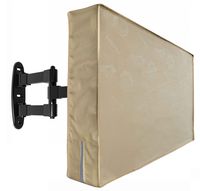 Hentex Outdoor TV Cover 60" Universal Weatherproof,Fits Most TV Mounts and Stands, Khaki5104