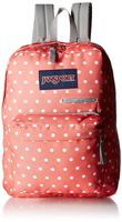 JanSport Unisex Digibreak Coral Sparkle/White Dots One Size