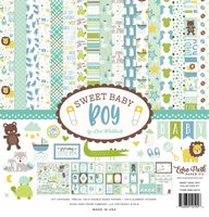 Echo Park Paper Company Sweet Baby Boy Collection Kit