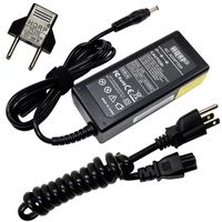 HQRP Charger for Neato XV-11 XV-12 XV-14 XV-15 XV-21 XV-25 945-0005 205-0001 945-0006 945-0024 945-0007 XV Signature Pro All-Floor Robotic Vacuum AC Adapter Power Supply Cord + Euro Plug Adapter