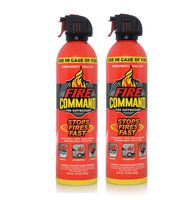 Fire Command Fire Extinguishing Aerosol Foam Spray Fire Suppressant, 16 oz - Pack of 2