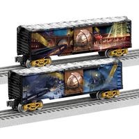 Lionel The Polar Express, Electric O Gauge Model Train Cars, Boxcar (2 Pack)