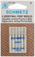 Ball Point Jersey Machine Needles-Size 10/70 5/Pkg