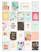 American Greetings Premium All Occasion Cards, Wedding, Birthday, Congrats, Baby, Thank You (24-Count)